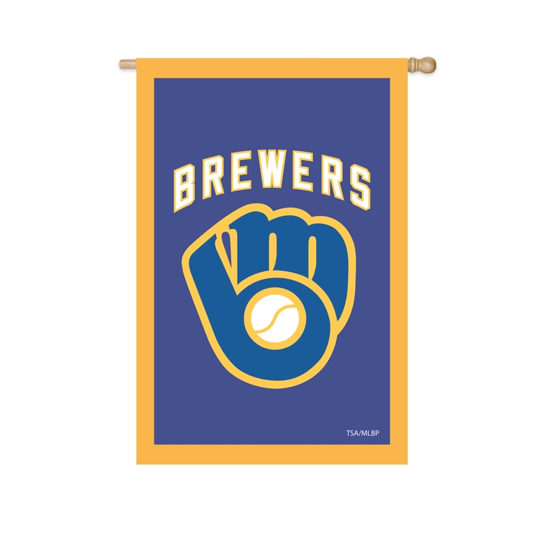 Milwaukee Brewers Embroidered House Flag